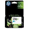  920XL, HP, Ink Cartridge, Cyan (High Yield).