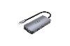 uHUB P5 D1051A, UNITEK, Type C Adapter, 5-in-1 Type-C to HDMIx2, VGA, USB 3.1, PD 100W, 15cm.