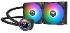 TH280 V2 ARGB Sync, ThermalTake, Black Liquid Cooler, 140 ARGB Fan *2, PWM500~1800RPM, 265W, CL-W375-PL14SW-A TH280 V2 ARGB Sync, ThermalTake, Black Liquid Cooler, 140 ARGB Fan *2, PWM500~1800RPM, 265W, CL-W375-PL14SW-A