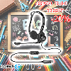 PC960 LOGITECH computer headset, noise-cancelling mic,  BLACK - USB 2.4 m,  L981-000100 PC960 LOGITECH computer headset, noise-cancelling mic,  BLACK - USB 2.4 m,  L981-000100