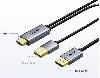 V1714A, UNITEK, 1.8M, 4K 60Hz HDMI to DP Adapter Cable with USB Power Plug V1714A, UNITEK, 1.8M, 4K 60Hz HDMI to DP Adapter Cable with USB Power Plug