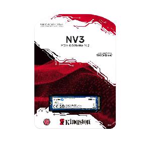  NV3 , KINGSTON, M2 SSD, 1000GB, M.2 2280 PCIe 4.0 NVMe SSD  Up to 6,000MB/s read, 4,000MB/s write  SNV3S/1000G.