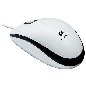  M100, LOGITECH, Mouse, EMEA-914 - AKOYA HANGTAB BOX,USB, WHITE.