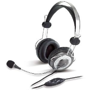  HS-04SU, GENIUS, Earphone, Full-Size Headphone, Noise Cancelation, Mic Mute, Volume Control, Bass Improvement .