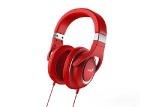  HS-610, Genius, Headset, Mic, 1x-3.5 mm jack, 1.5 m, RED.