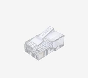  OT1091ATP01, UNITEK, Connector, UTP CAT6 RJ45 8P8C Pass Through Connector, 100pcs/box, 1µ gold-plated contacts, Transparent 
