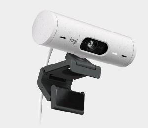 Brio 500 LOGITECH Webcam 4MP OFF-WHITE - USB, 1080p/30fps (1920x1080 pixels) (dFoV): 90°/78°/65° Cable 1.5 L960-001428