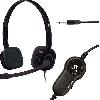  H151, LOGITECH, Earphone, L981-000589, 1x3.5mm, In-line controls, 1.8 m, (noise-canceling mic) Black.