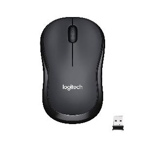 M220 Logitech 3 Button Wireless Optical Mouse Black, Grey L910-004881