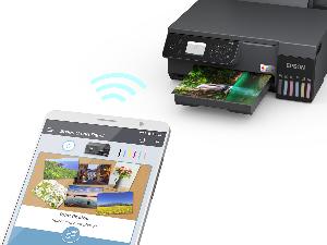 EcoTank L8100, EPSON, Printer, A4 6 Color MFP, 5760x1440, RJ45, Wifi, (Ink 108).