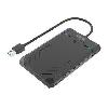  Y-3036, UNITEK, HDD Enclosure, USB3.1 to SATA6G 2.5” HDD/SSD, Black.