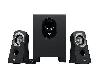 Z313 LOGITECH  Speaker System 2.1- Black - 3.5mm input, Total Watt (RMS) 25 W, woofer 15W, Sat. 2 x 5 W(L980-000413) Z313 LOGITECH  Speaker System 2.1- Black - 3.5mm input, Total Watt (RMS) 25 W, woofer 15W, Sat. 2 x 5 W(L980-000413)