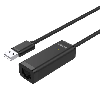 Y-1468, UNITEK, USB Adapter, USB2.0 to 10/100Mbps Ethernet Adapter, With LED Indicator, Black.  Y-1468, UNITEK, USB Adapter, USB2.0 to 10/100Mbps Ethernet Adapter, With LED Indicator, Black.
