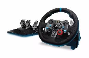  G29, Logitech, Game Controller, Driving Force Racing Wheel  Xbox, PlayStation 5,4,3  and PC , BLACK - USB, L941-000112.
