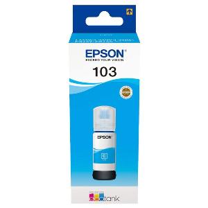  103 - C13T00S24A, EPSON, Ink, cyan Bottle 65ml, 7,500 pages.