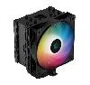  AG500 BK ARGB V2 , DEEPCOOL, Air Cooler, Universal, 155mm, TDP 240W, PWM 300~1950RPM, ≤29.4dB, 4+3-pin, ARGB, Black.