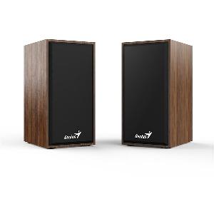  SP-HF180, Genius, Speaker, 2 x 3W (6W), Volume Control, USB-powered, Cable 1.1m, Wood.