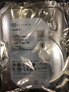SkyHawk ST8000VX009, SEAGATE, HDD, 8TB, SATA 3.0 Low-RPM spindle speed.
