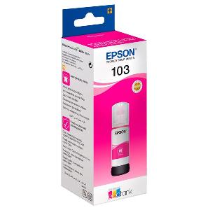  103 - C13T00S34A, EPSON, Ink, Magenta Bottle 65ml, 7,500 pages.