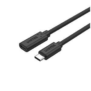  C14086BK-1M, UNITEK, Cable, Type-C 1M Full-Featured USB Male to Female Extension Cable,USB3.2 CM to C FM,with DATA 10Gbps/Di