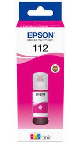  112 - C13T06C34A, EPSON, Ink, Pigment Magenta Bottle 70ml, 6,000 pages.