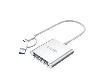  Y-9313D, UNITEK, USB Adapter, Y-9313D, USB3.0 to Micro SD/SD/CF Card Reader (With USB-C Adaptor).