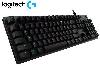 G512, Logitech, Keyboard, Mechanical Gaming, LIGHTSYNC, RU/EN, USB, BLACK.