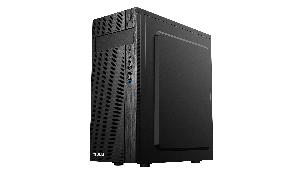 2E-E185-400, Computer case 2Е  ALFA (E185-400) with PSU 2EATX400 MidT,2xUSB2.0,1xUSB3.0 black