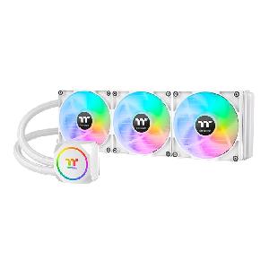  TH420 ARGB Sync Snow Edition, THERMALTAKE, Liquid AIO Cooler, Universal, 456mm, TDP 320W, PWM 500~1800RPM, ≤34.7dB, 3+4+3-pi