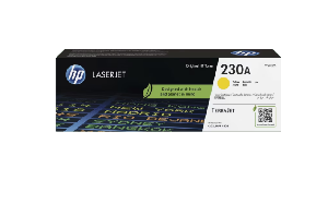  230A, HP, Toner Cartridge, Yellow 1,800 pages.