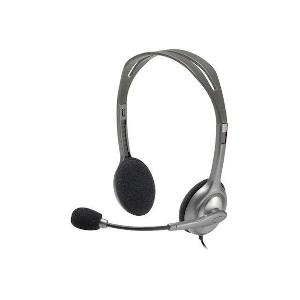 H110, LOGITECH, Headset, L981-000271, 2x3.5mm, In-line controls, 1.8 m, on-ear, (noise-canceling mic) Silver/ Gray.. H110, LOGITECH, Headset, L981-000271, 2x3.5mm, In-line controls, 1.8 m, on-ear, (noise-canceling mic) Silver/ Gray..