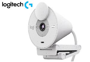  Brio 300, Logitech, Webcam, Full HD webcam 1080p/30fps, 2MP, microphone , OFF-WHITE - USB 1.5 m L960-001442.