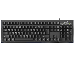  KB-100, GENIUS, Keyboard, Smart Multimedia USB Black.