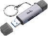 WK13, NETAC, Card Reader, USB3.0+Type-C to mSD/SD, Grey.  WK13, NETAC, Card Reader, USB3.0+Type-C to mSD/SD, Grey.