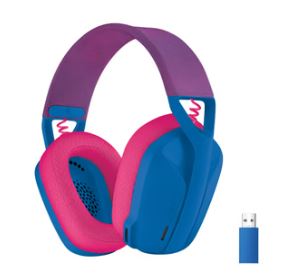 G435 LOGITECH LIGHTSPEED Wireless Gaming Headset - Blue and Raspberry 163×170×71 Playstation 4 & 5 L981-001062