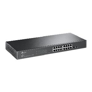 Omada TL-SG2218, TPLINK, Switch, 18-Port Gigabit Smart Switch, 16×Gigabit RJ45 Ports, 2× Gigabit SFP, 802.3at/af,.