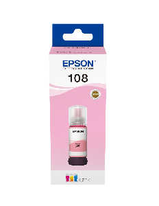  108 - C13T09C64A, EPSON, Ink, Light Magenta Ink Bottle 70ml, 7,200 pages.