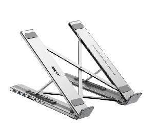  D1137A, UNITEK, Laptop Stand, Foldable, Docking Station- 2*USB-A+USB-C 5Gbps+HDMI 4K+SD/Micro SD+PD100W), Space Grey.